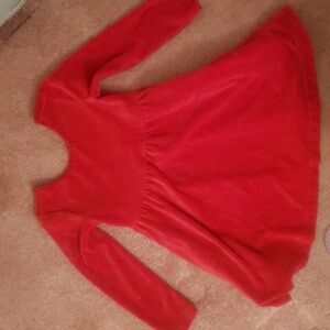Hanna Andersson red velvet dress